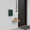 WallMounted Mailbox Versatile Outdoor Key Lock WeatherResistant Secure Wall Drop Box for