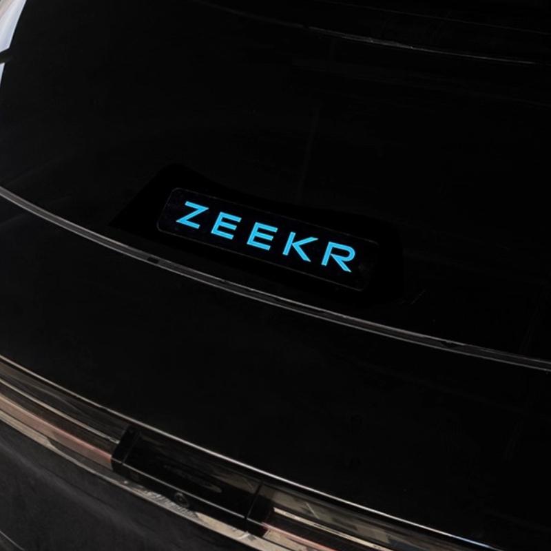 Für ZEEKR 7X Heckklappe Englischer Farbwechsel-Folienaufkleber Buchstaben-Farbwechsel-Folie Auto-Außenzubehör Modifikationsaufkleber