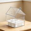 Papageienkäfig Futterspender Ausziehbarer Schublade Extern Dekorative Transparente Papageien Futterspender Futterbehälter Für Zuhause Wohnheim Büro Wohnung
