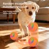Interactive Dogs Ball Toys USB Automatic Moving Bouncing Ball for Puppy Large Dog Electronic Decompress Bouncing Petal Dog Ball