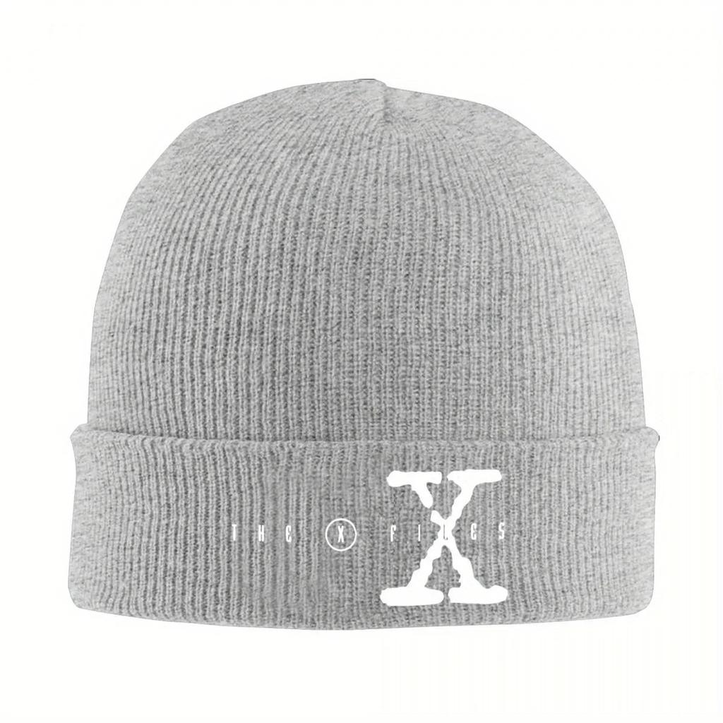 New The X Files Scully Mulder Ufo Aliens TV Hat Autumn Winter Beanie Ski Caps Unisex Women Acrylic Skullcap