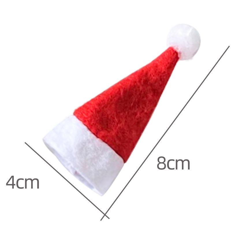 Mini Candy Christmas Hat Classic Decoration Festival Party Supplies Creative Chic Ornament for Home Hotel Dinner Room Table