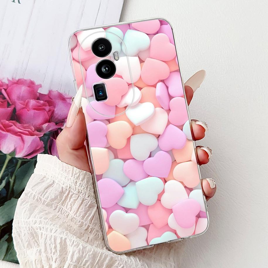 For OPPO Reno 10 Pro Plus Case CPH2521 Cover Popular Dragon Carp Cartoon Soft Silicone Funda For OPPO Reno 10 Pro Reno10 5G Capa