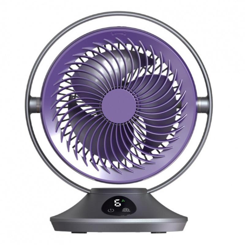 

Rechargeable Silent Mini Desktop Fan 2026 - Portable, Rotatable, Long Battery Life for Office Use SK-103 фиолетовый