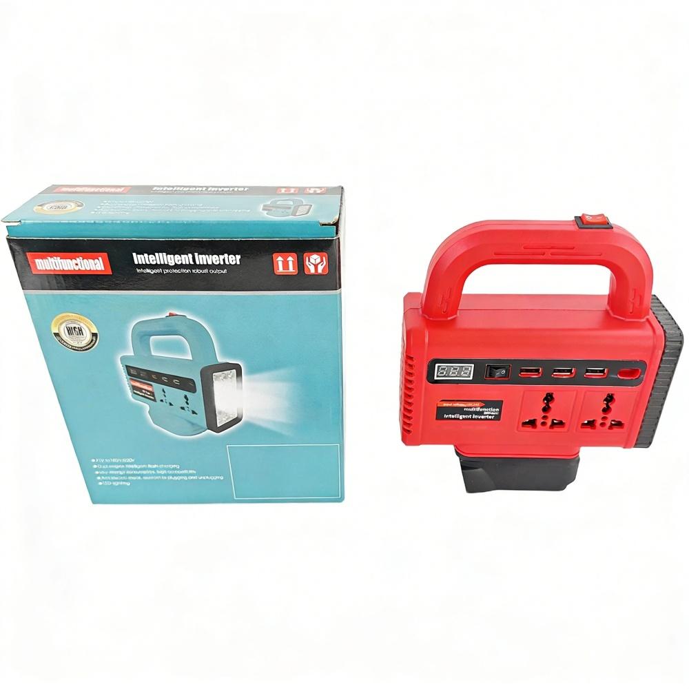 150W Electric Tool Battery Lithium Battery Inverter DC 18V-21V To AC 220V DC To AC Inverter for Makita for Milwaukee for DeWalt