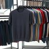 Men's High-Quality Short-Sleeved Knitted Wool Sweater for Spring/Summer