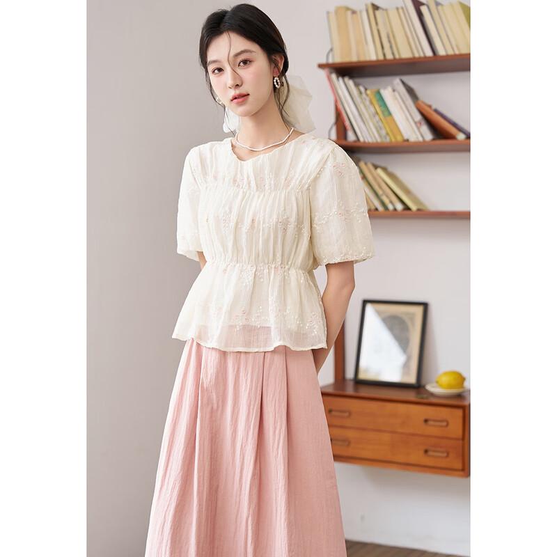 

MOCANA Women s Urban Casual Short-Sleeve Shirt M