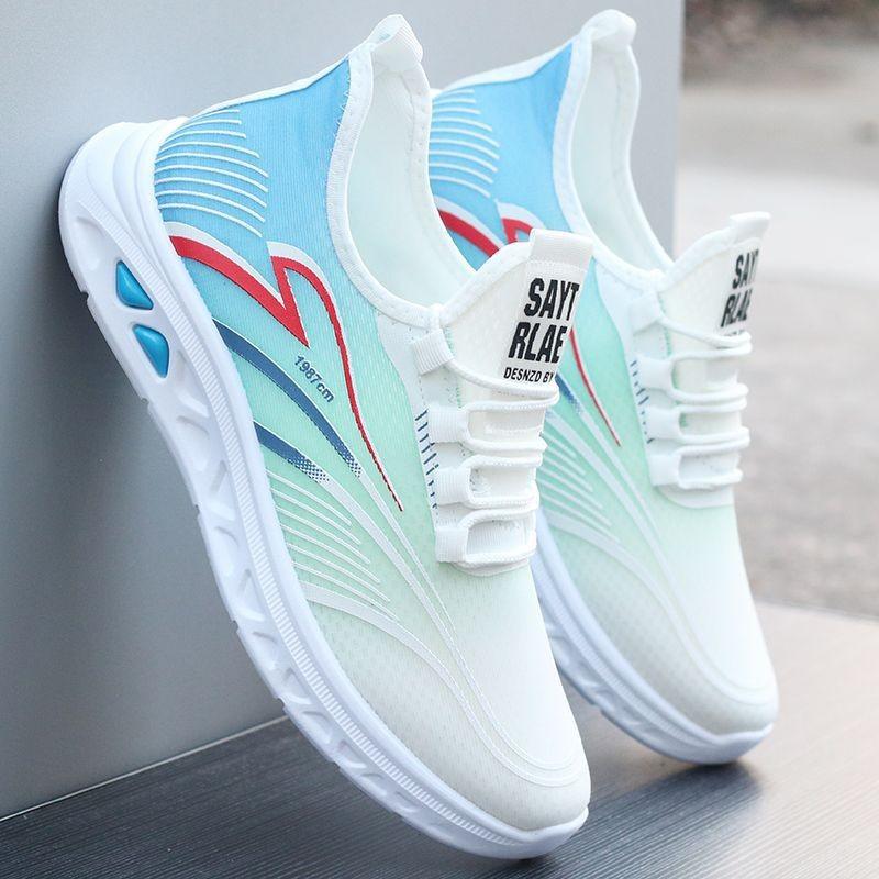 

22 spring and summer new sports shoes soft-soled running shoes breathable mesh thin casual shoes student shoes 37
