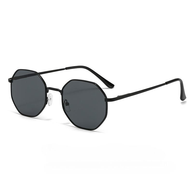 

Non-polarized Retro Square Sunglasses for Men/Women Small Frame Polygon Sun Glasses Vintage Metal Sunglasses