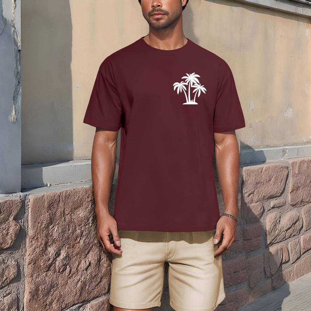 Men'S Fashionable T-Shirt, Street Casual Short Sleeved Clothing