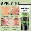 Green Tea & Salicylic  Facial Cleanser - 60g, Deep Cleanse With Hyaluronic , Gentle & Moisturizing, Ideal For -Prone, Oily, And Combination Skin