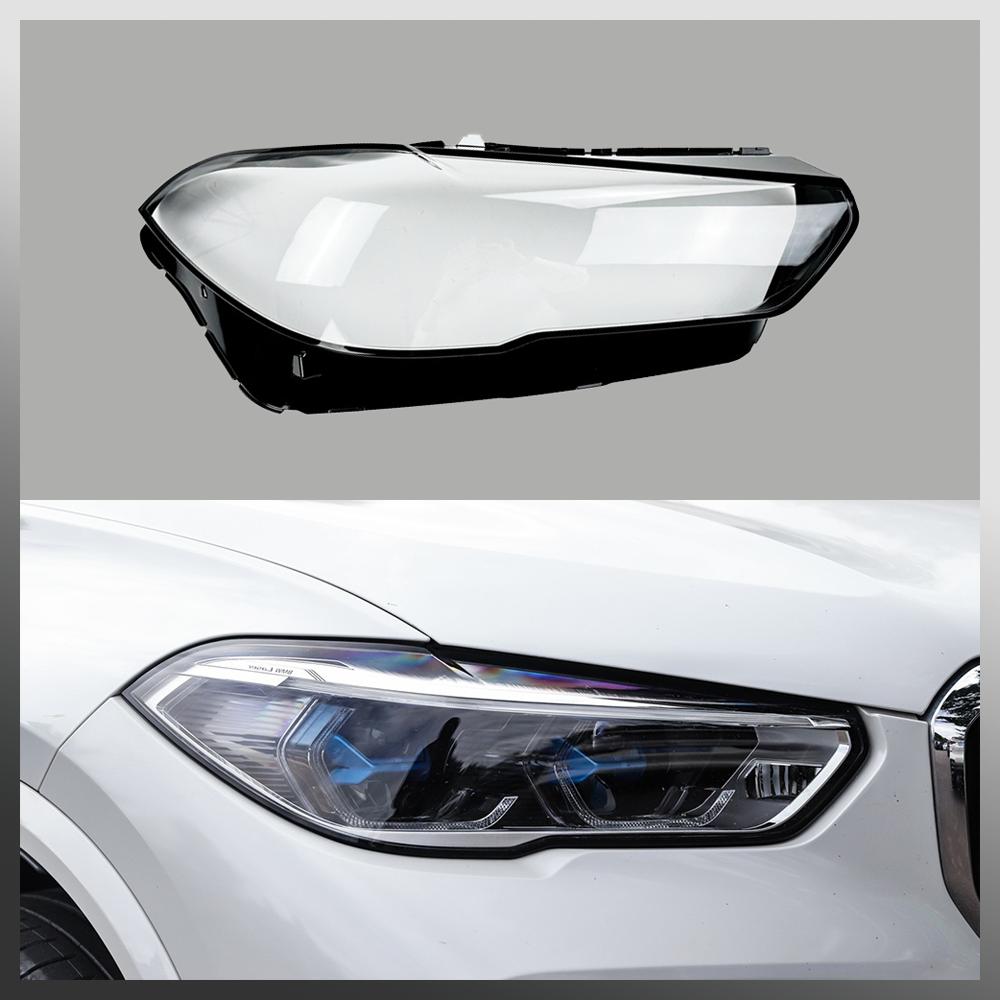 Headlight Lens Shell For BMW X5 X6 X5M X6M G05 G06 F95 2019 2020 2021 2022 Transparent Headlamp Cover Plexiglass Lampshade