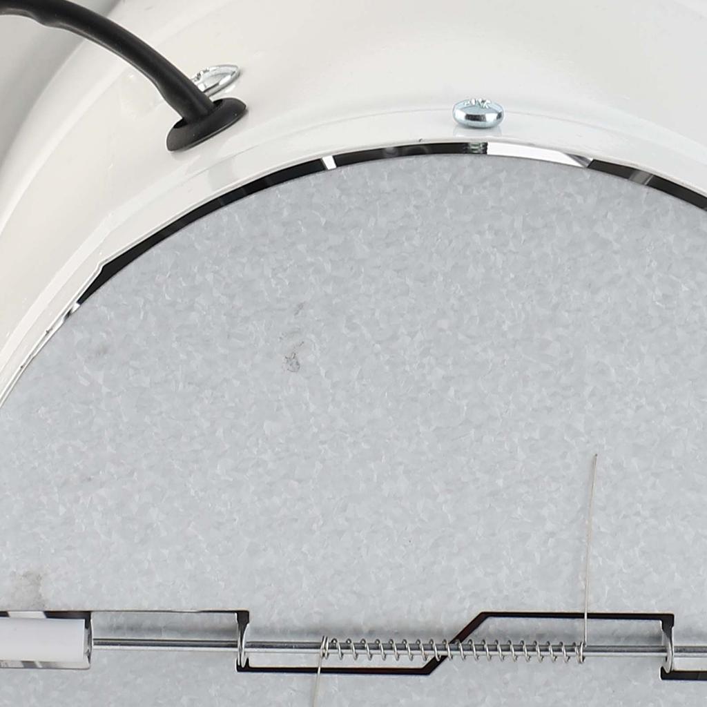 190mm 40W Wandmontage Afzuigventilator Laag Geluidsniveau Huis Badkamer Keuken Garage Ventilatie (Wit)