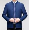 Men’s Stand-up Collar Jacket - 2024 Spring Business Casual for Middle-aged Dads