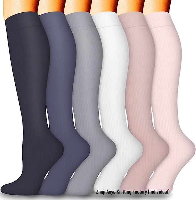 Cross-border Over-the-Knee Compression Yoga & Sport Socks Set
