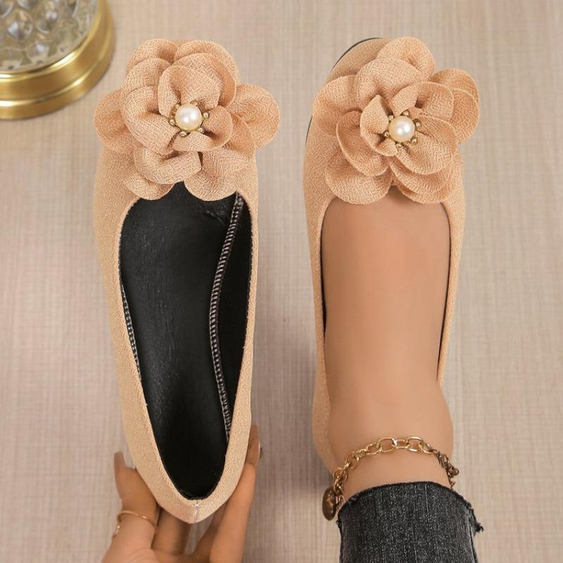 Fashion 2025 New Fashion Sneakers Comfortable and Versatile Women Flats Shoes Casual Simple Wear-resistant Flat Bottom Bow Loafers Women