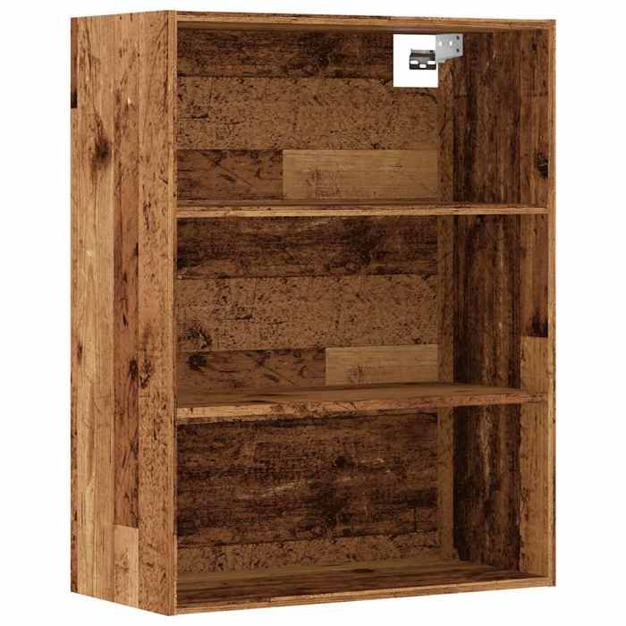 VidaXL Wall-mounted Hanging Cabinet Old Wood 69.5x32.5x90 Cm, Cabinet, Side Cabinet, Living Room Furniture, Cabinet of 857045