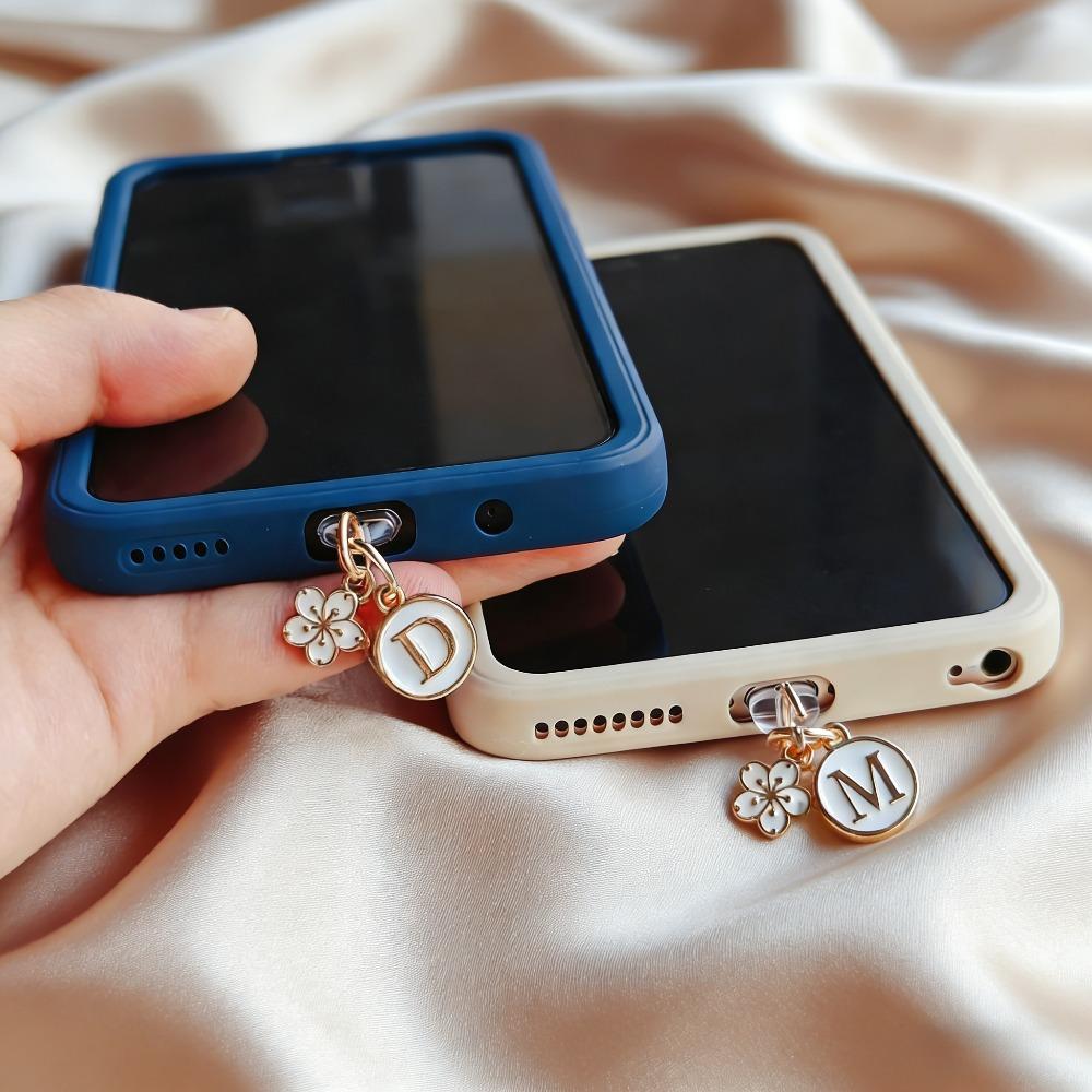 Compatible With Type C Ports Featuring 26 English Letters Cherry Blossom Designs The Perfect Choice For Birthday Holiday Gifts