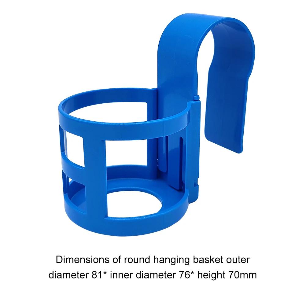 Pool Water Cup Hanging Holder Swimming Pool Container Hook for Above Swimming Pool Side Beverage Drinks Beer Storage Shelf