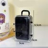 Dollhouse Miniature Luggage Suitcase Storage Trolley Case Travel Holiday Toy Candy Box Handbag Model for Dolls Accessory