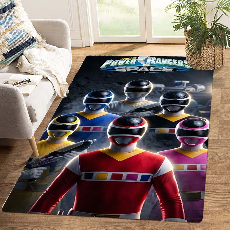 Super Sentai Print Rug, Bedroom, Living Room, Bathroom Mat, Non-slip and Stain-resistant Home Decor.