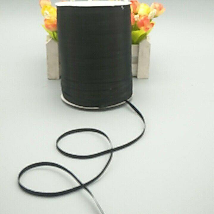 

Черная атласная лента для упаковки и аксессуаров для самостоятельного изготовления, 3 мм-8 см