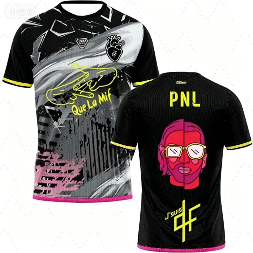 2026 Summer Maillots Thailande 90minute Mm9 Maillots Pnl Tee Children Adult Top O-Neck Loose Breathable Men Women Sports T-Shirt