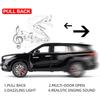 Model auta Toyota Highlander v měřítku 1/24, stahovací auto ze zinkové slitiny se zvukem a světlem pro děti, chlapec, dívka dárek