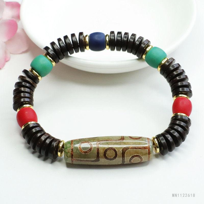 2026 Dzi Bead Bracelet Agate Jewelry Factory Live Delivery S1122618