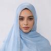 Unilateral golden chain Sunscreen shawl Shining Chiffon Hijab Veil High Qulaity Head Wrap  Outdoor