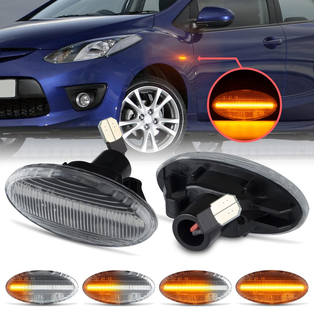 GemPro LED Side Marker, Compatible with Mazda, LW Series, LY, MPV, BK, BL Series,