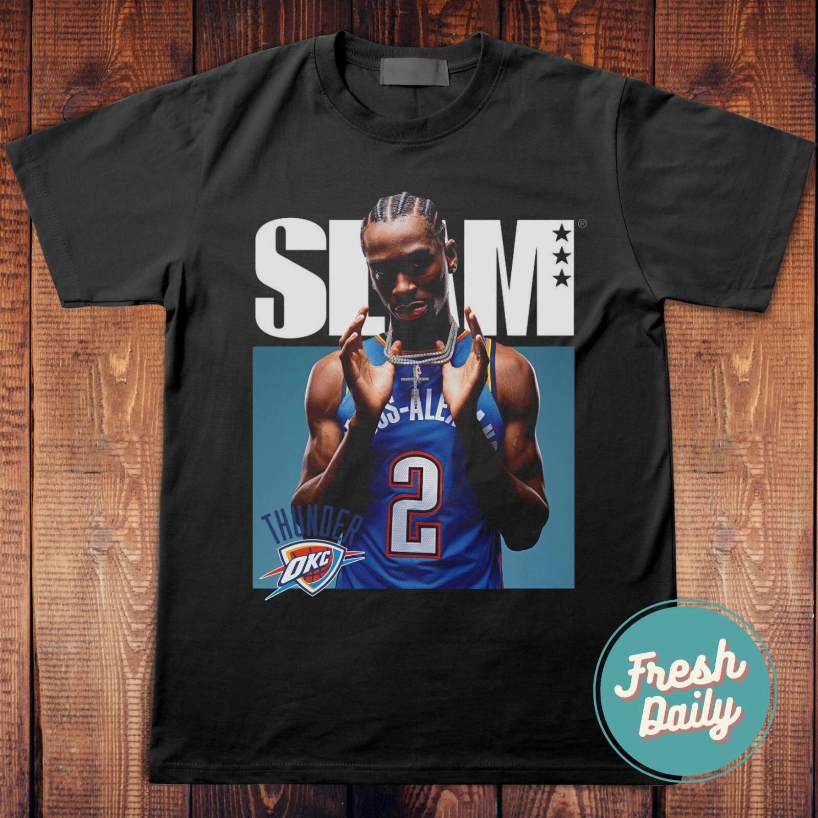 Shai Gilgeous Alexander OKC Thunder UnOfficial SLAM Cover Unisex T Shirt S