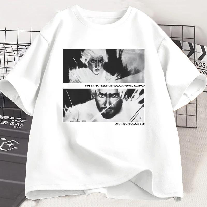 Unisex Jayvik T-Shirt Unisex Damen Vintage-Stil Jayce X Viktor Arcane Bedruckte T-Shirts Damen T-Shirts Hohe Qualität Streetwear Tee