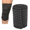 Outdoor Running Sports High Elastic Bandage Anti Sprain Knee Support Protective Strap (Black)