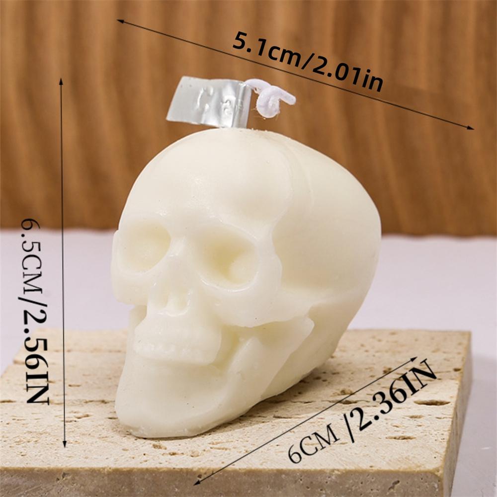 Creative Halloween Decorative Candle Atmosphere Scented Candles Skeleton Gothic Aromatic Decor for Home Party Holiday Gifts