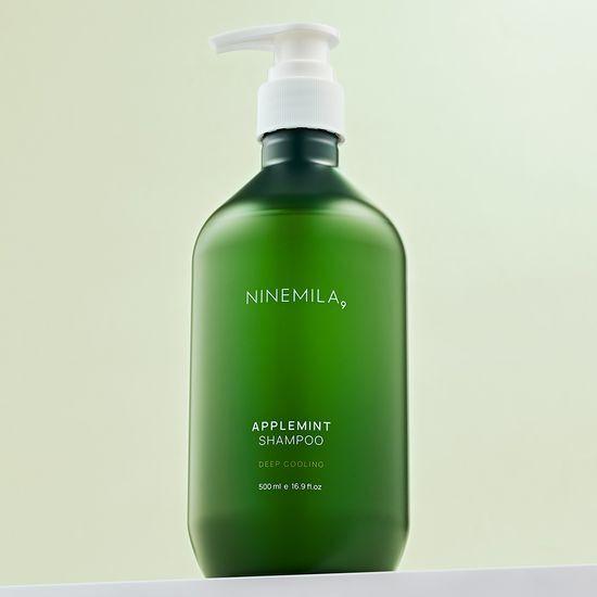 NINEMILA Apple Mint Anti-Hair Loss Shampoo for Oily Scalp 500ml