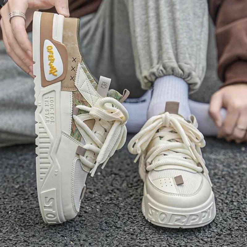 Fashion 2025Summer Fashion Designer Men Half Slipper Breathable Casual Platform Shoes Lightweight Sneakers Outdoor Walking Flats Loafers