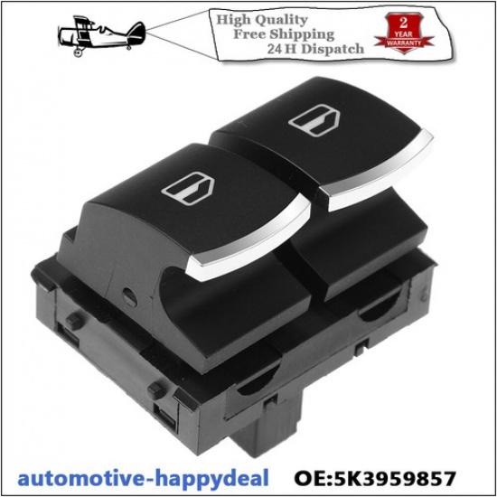 Electric Power Window Switch For V-W Eos G-olf MK5 MK6 GTI 5K3959857 Driver Side