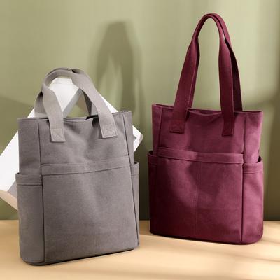 Women's Handbag, Retro Canvas Bag, Women's Versatile Casual Tote Cloth Bag, Large-capacity Mother Shoulder Bag.