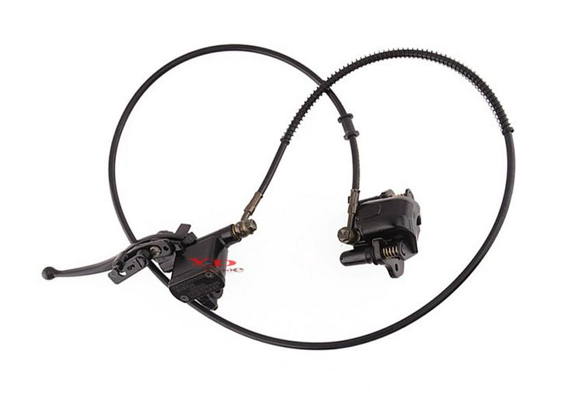 Off-Road ATV Handbrake & Rear Brake Master Cylinder Assembly with Disc Brake Caliper for 50-125cc Little Dinosaur & Little Bull Models