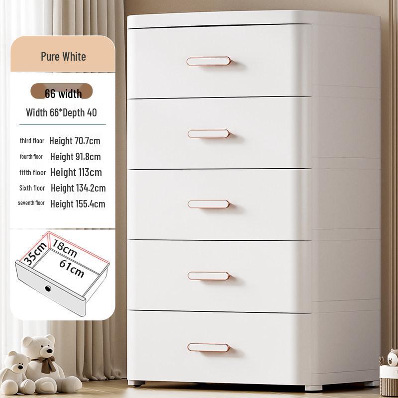 Thickened Drawer Storage Cabinet: Versatile Under-Desk, Living Room & Bedroom Organizer
