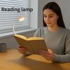 1pc USB Charging Reading Light, 3 Color Modes Adjustable Eye-Care Book Light for Office Study