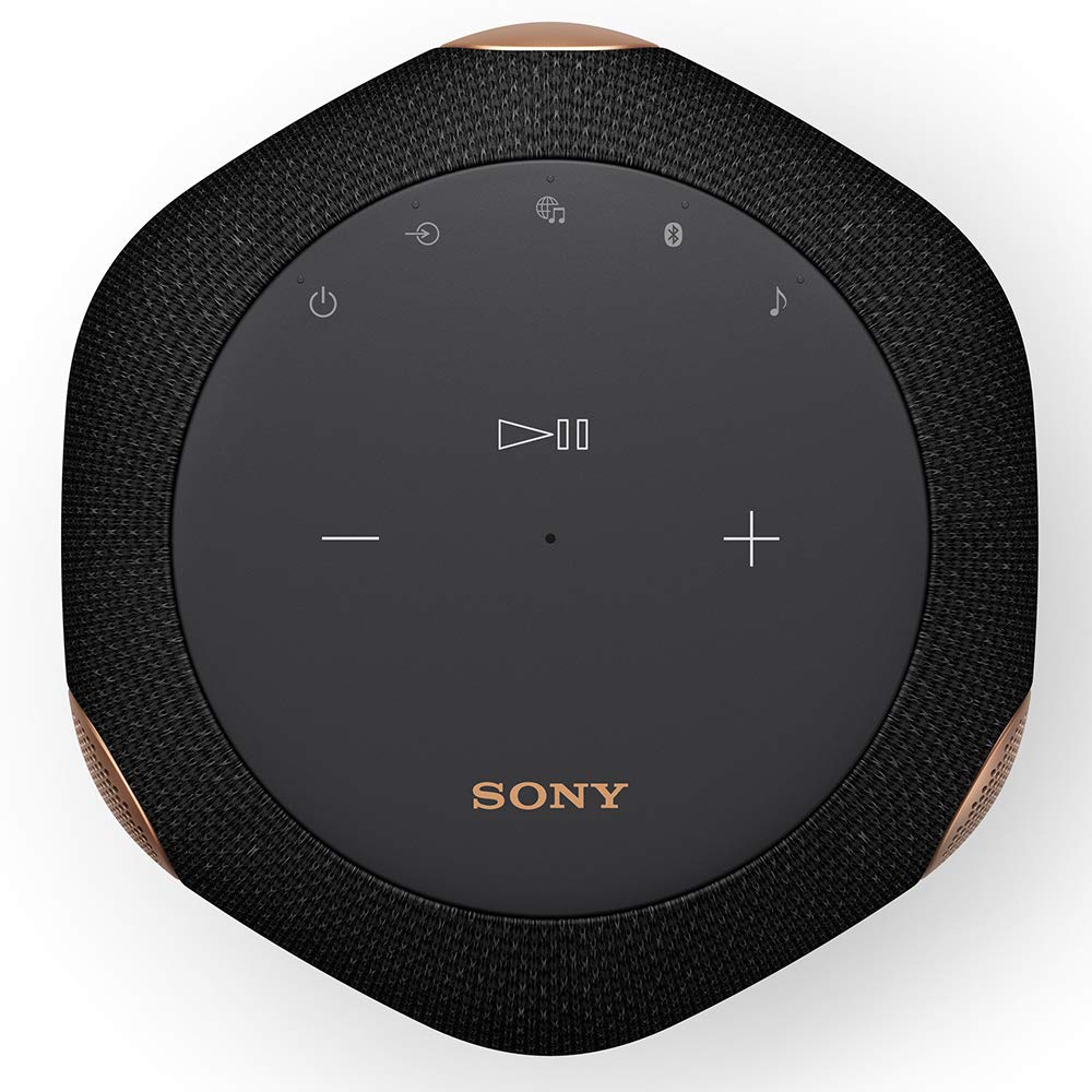 Sony 360 Reality Audio Certified Wireless Speaker 360 Reality Audio Works with Alexa 2021 Black SRS-RA3000 Compatible, Wi-Fi, Bluetooth,