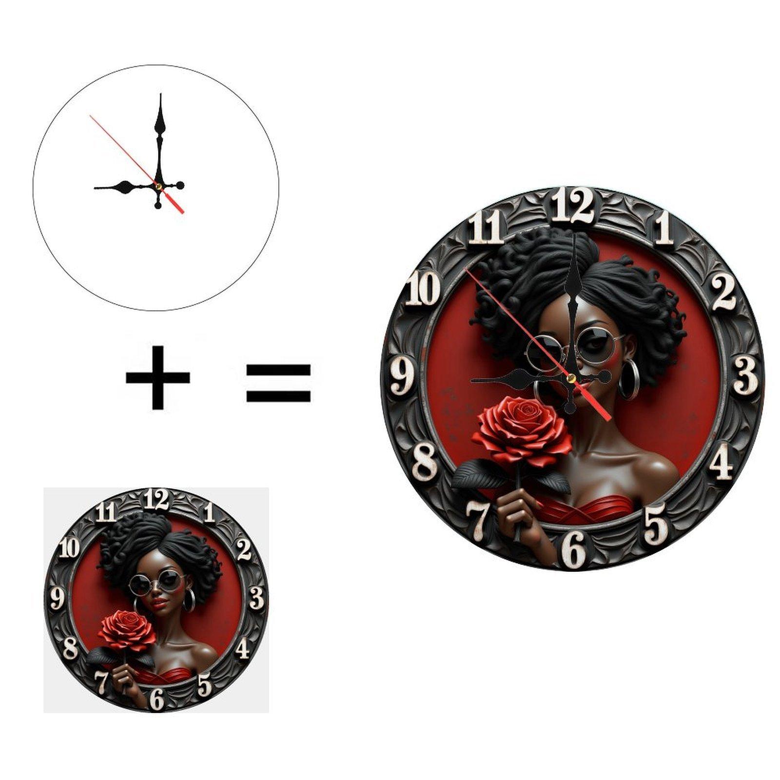 Emotional Value 25x25cm Wood Wall Clock Beyond Monetary Cost (White,25*25cm/9.843*9.843inch) белый