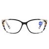 Vintage HD Reading Glasses Fashion Large Frame Women Presbyopia Anti Blue Light Far Sight Glasses