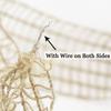 1 Rolls 10 Yards Mesh Burlap Jute Burlap Net Ribbon Open Weave Wrapping Bow  Home Decor