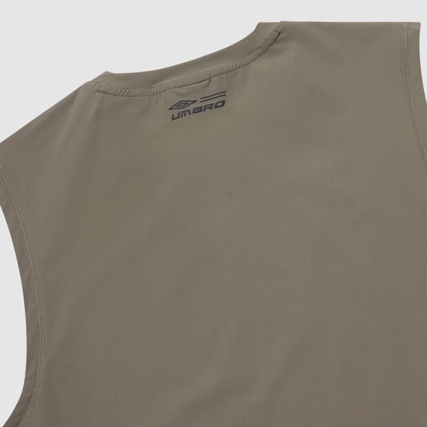 UMBRO [Cooling] All-Round Cooling Tricot Sleeveless T-Shirt Brown Ur121Ssl21