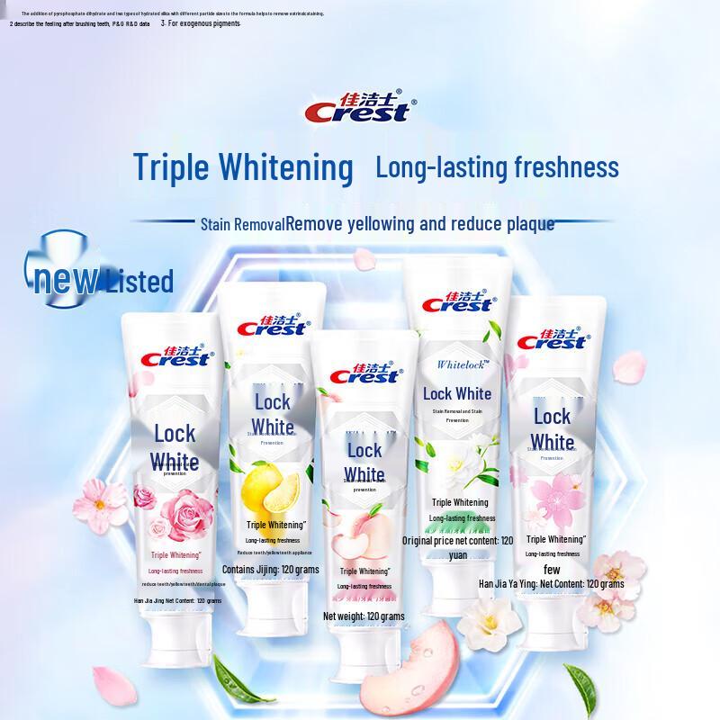 Crest Sweet Grapefruit Whitening Toothpaste 120g