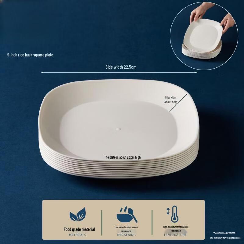 

Eco-Friendly Rice Husk Disposable Tableware