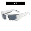 New Y2K Large Frame Square Sunglasses Women Brand Designer Fashion Sun Glasses Men's  Sports Cycling Eyewear UV400
